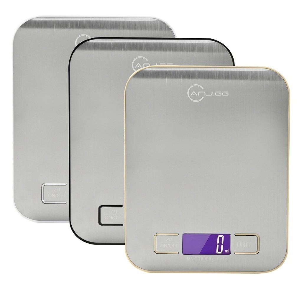 Kit 2  Balança Digital de Cozinha Inox alta precisão com Visor digital de ate 10Kg Entrega rápida