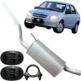 Kit Silencioso Traseiro Prisma 1.0/1.4 2009 2010 2011 em Oferta na Shopee