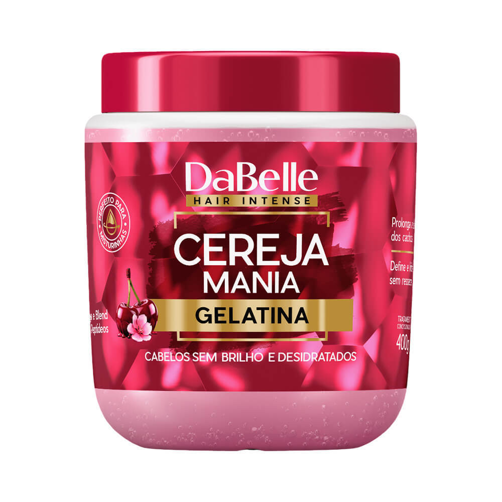 Gelatina Dabelle Cereja Mania 400g em Oferta na Shopee