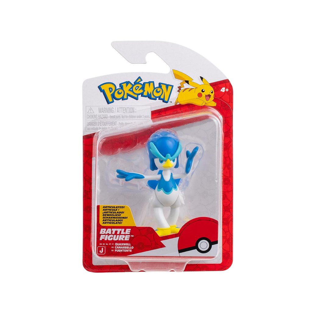 Boneco De Batalha Quaxwell - Pokémon