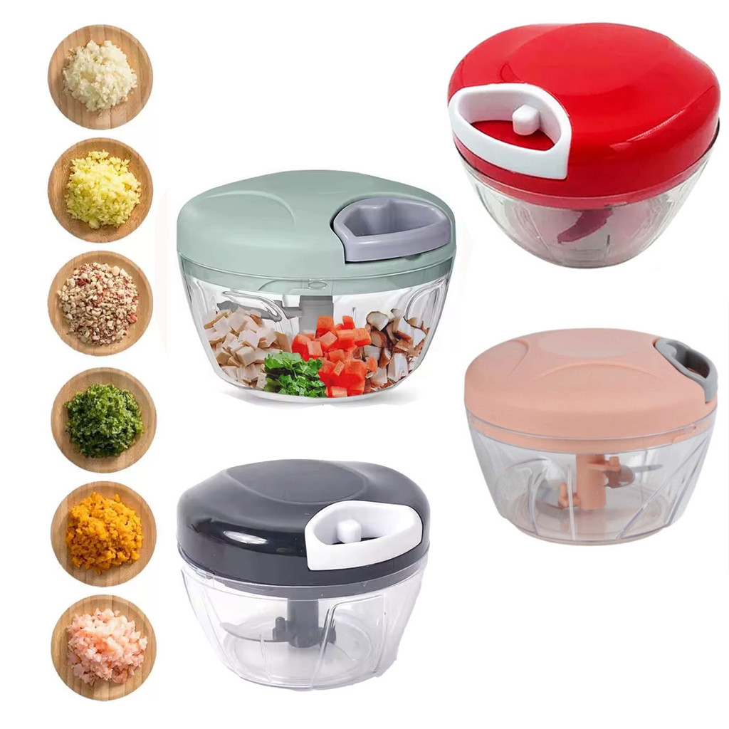 Mini Processador E Triturador De Alimentos Manual 3 Laminas