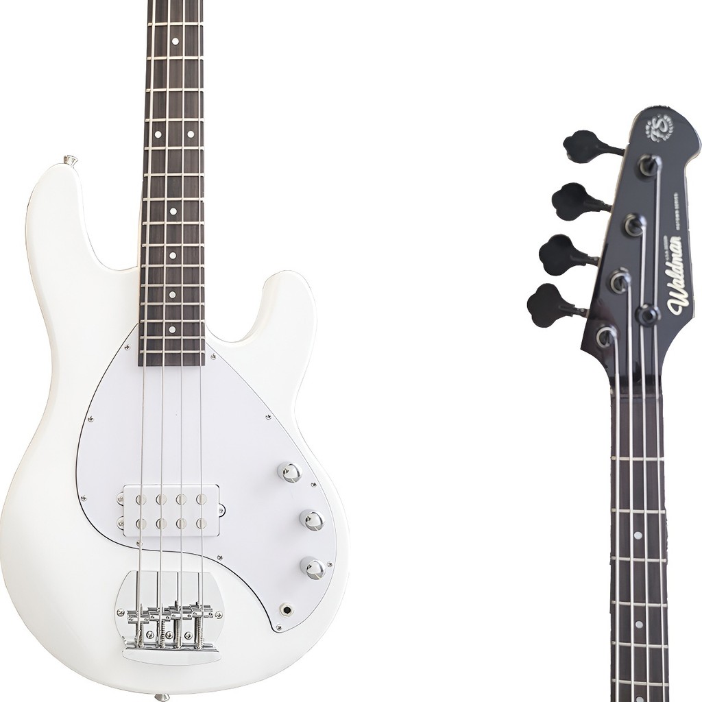 Baixo 4 Cordas Waldman MB100 Branco Contrabaixo Iniciante