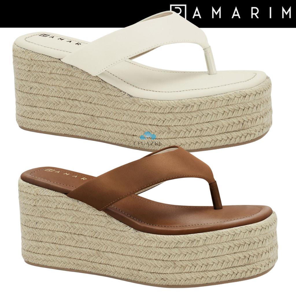Tamanco Ramarim Feminino Plataforma Anabela Corda Espadrille Conforto em Oferta na Shopee