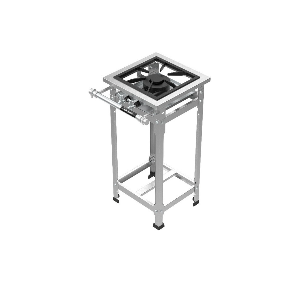 Fogão Industrial 1 Boca 30x30 Baixa Pressão Qd Gás GLP P5
