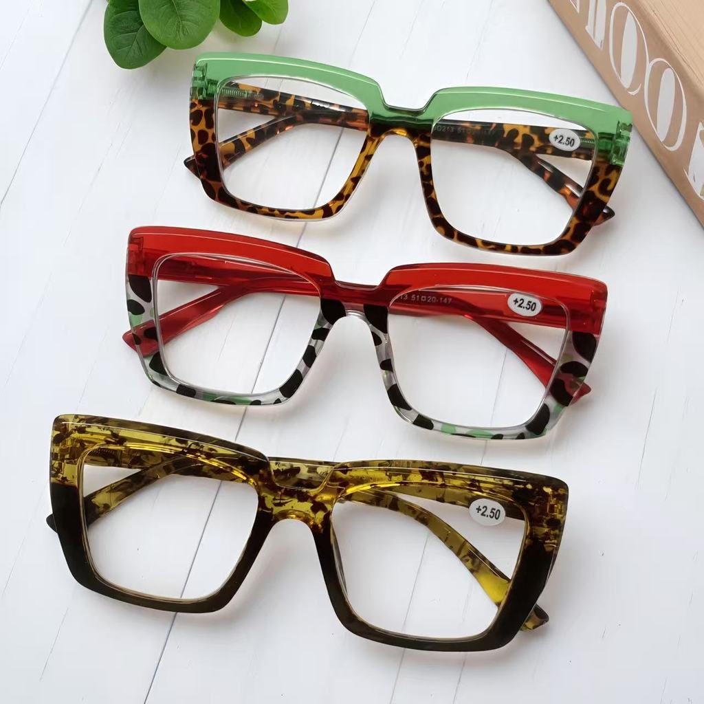 Óculos de Grau Para Perto de Leitura Armação grosso Feminino novo Quadrado Grande Estilo Fashionista Lindo com Grau em Oferta na Shopee