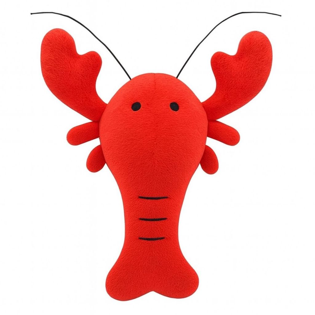 Brinquedo de Cachorro Gato Pet Pelúcia Lagosta c/ Apito Som Barulho Detalhe Bordado Mordedor Pequeno em Oferta na Shopee