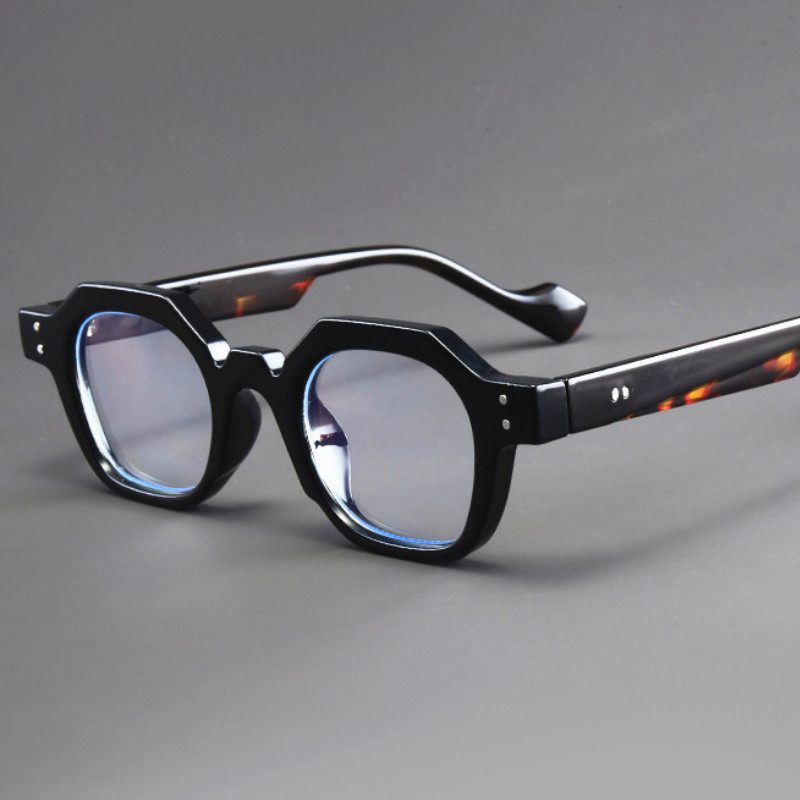 Óculos De Moda Masculina Feminino Anti Luz Azul Retrô Armação Clássica em Oferta na Shopee