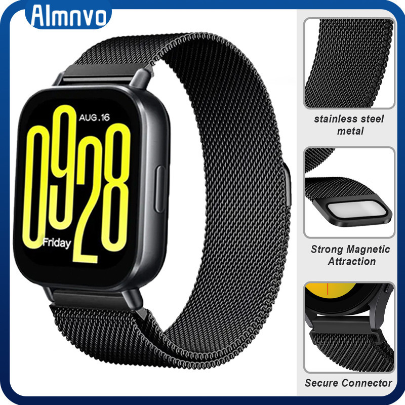 Pulseira 22 20mm De Metal Aço Para Relógio Redmi Watch 5 Lite 5 Active/Samsung Galaxy Watch 7 6/Huawei/ Amazfit/Garmin em Oferta na Shopee