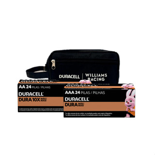 Pilhas Duracell AA24 + AAA24 + 1 Brinde Duracell & Williams em Oferta na Shopee