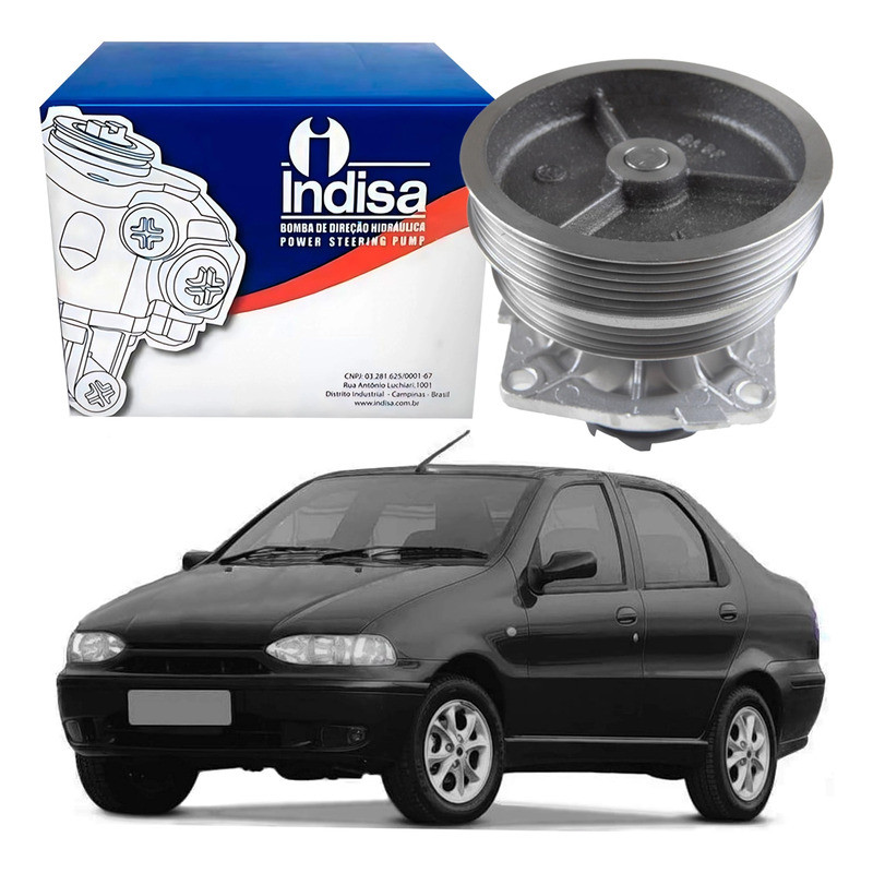 Bomba Dagua Indisa Fiat Siena 1.6 16v 1997 A 2000