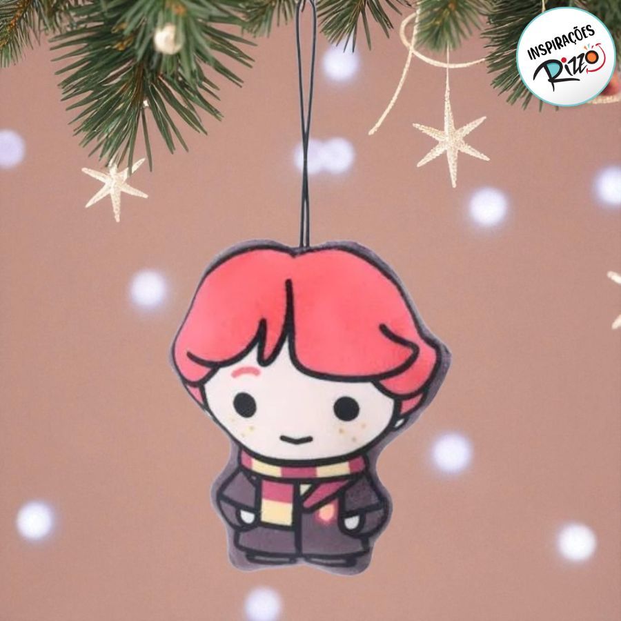 Enfeite para Pendurar - Ron Weasley - Harry Potter - 11cm - 1 unidade - Cromus - Rizzo