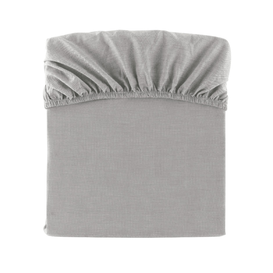 Lençol de Elástico Malha 100% Algodão Sofee Kacyumara Cinza Claro em Oferta na Shopee