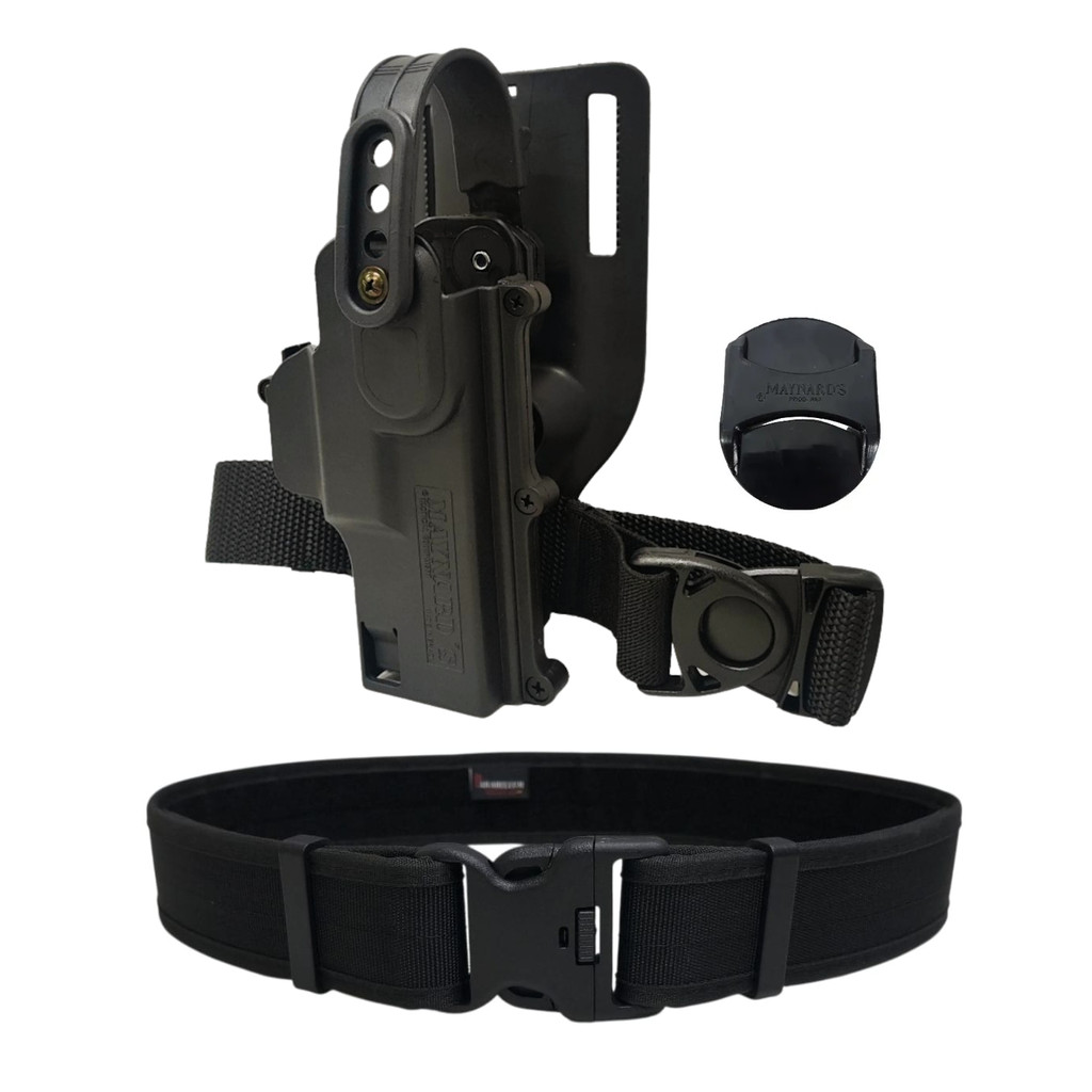 Coldre MC03F c/ Tira de perna + Cinto de Guarnição NF-e