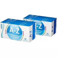 Kit 2x Polivitamínico e Polimineral A-Z com 60 Cápsulas Teuto