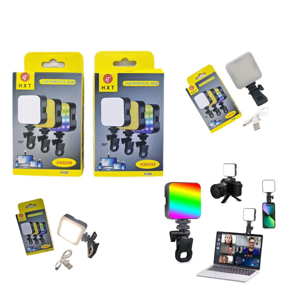 Luz Ring Light Para Celular Selfie Live Vídeo Iluminação De Estúdio