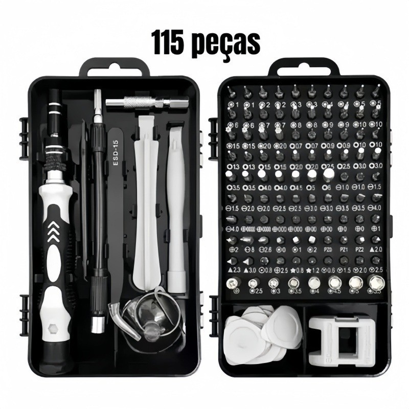 Conjunto de ferramentas de 115 peças multifuncional precisão Mini chave conjunto celular Notebook Tablet PC dedicado