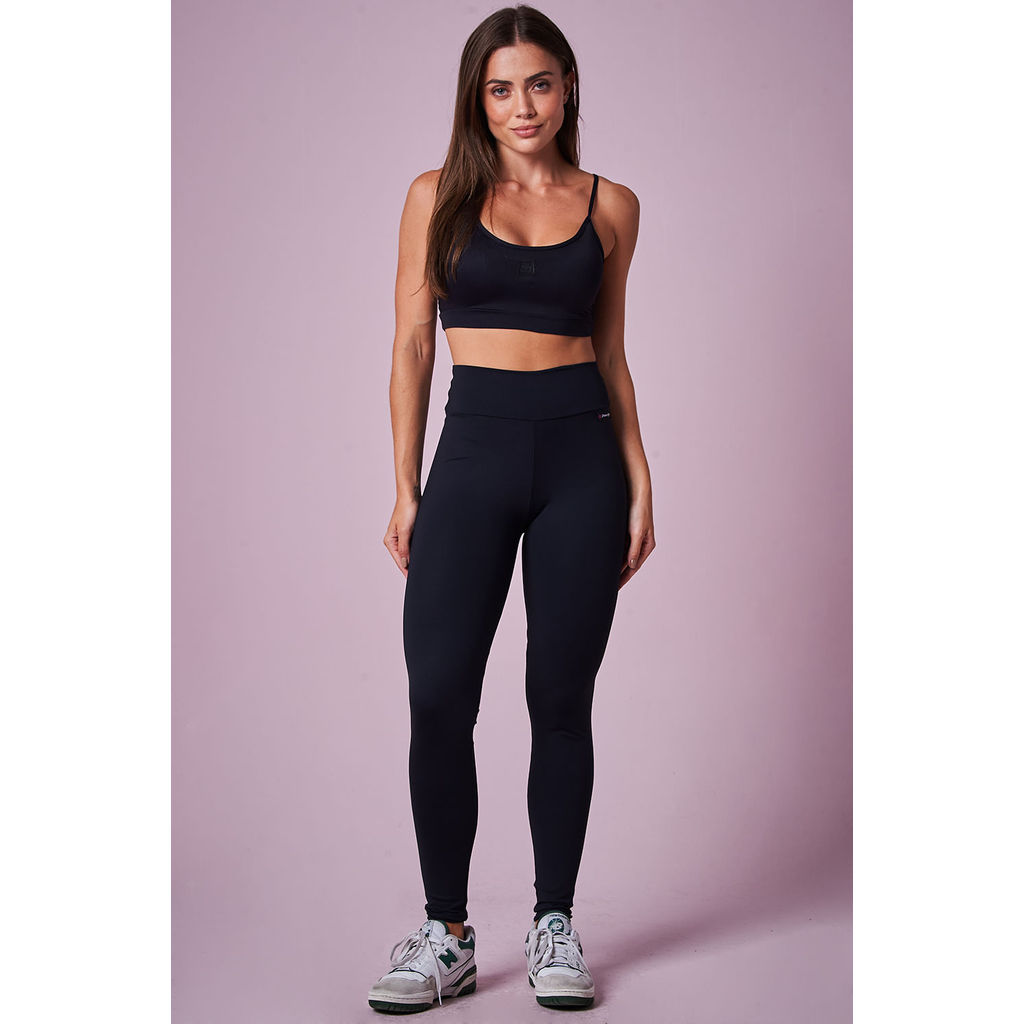 Calça Feminina Fashion Fitness Planet Girls Preto em Oferta na Shopee