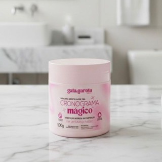 CRONOGRAMA CAPILAR MÁGICO 3 EM 1 - HIDRATA NUTRE E RECONSTRÓI EM 1 PASSO - GATA GAROTA em Oferta na Shopee