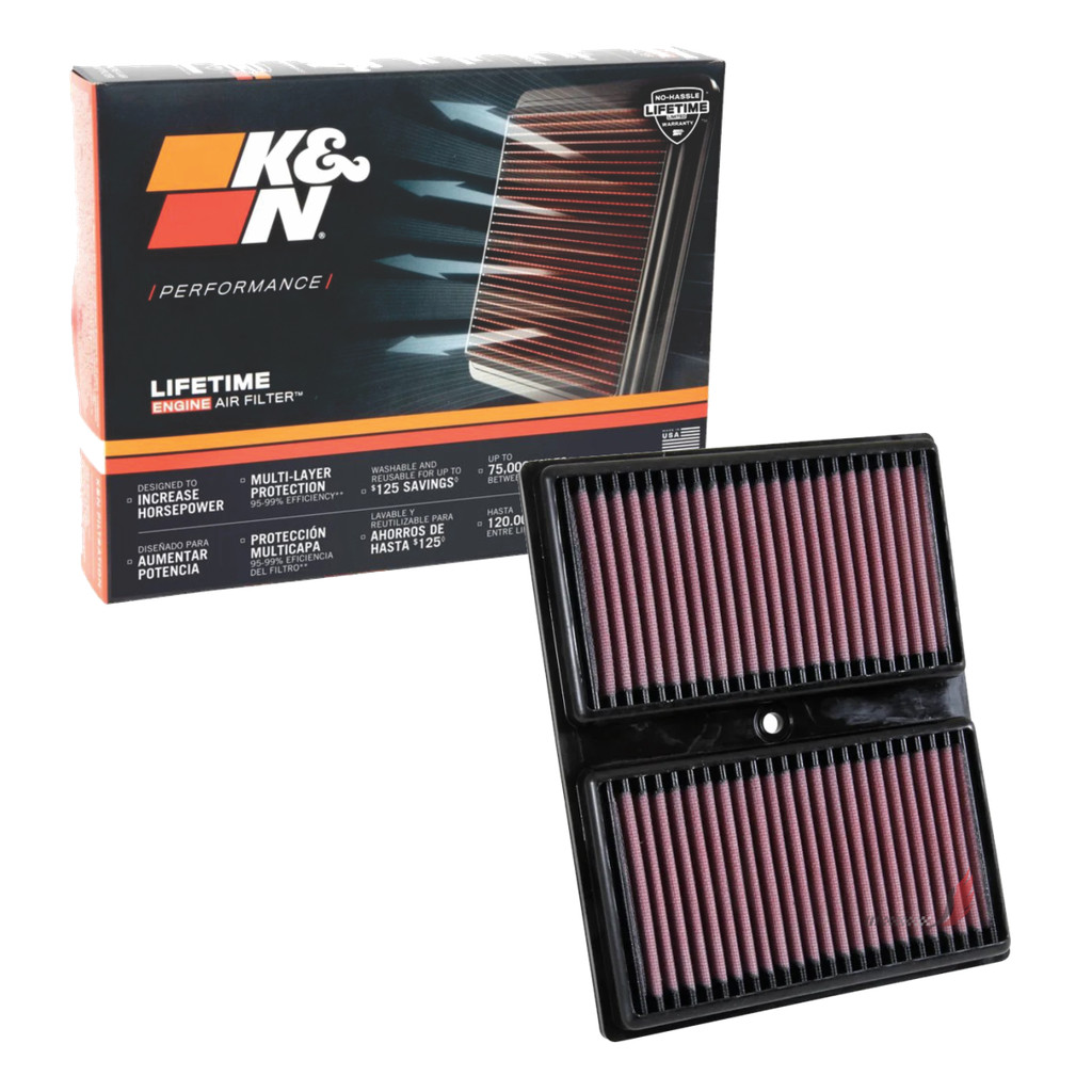 Filtro Ar K&n Kn Esportivo Vw Up Polo Virtus Golf 1.0 Tsi 33-3037
