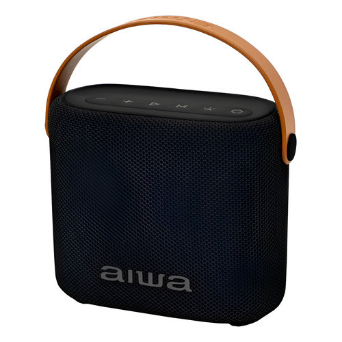 Caixa Som Bluetooh Aiwa 14w Portatil Rádio Fm/usb Preto Preto