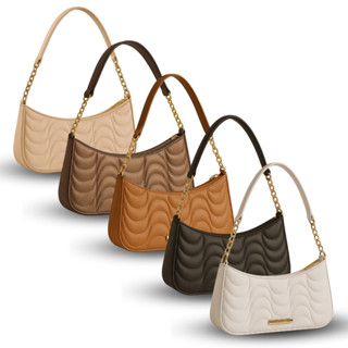 Bolsa Feminina Matelassê Meia Lua Pequena Estilo Baguete Chic e Versátil em Oferta na Shopee