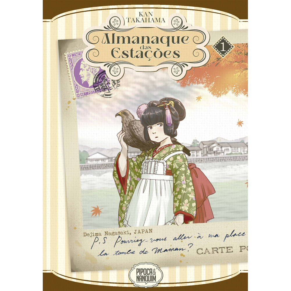 Capa do livro Mangá - Almanaque das Estações (Mangá - Vol. 1 de 2) - por Kan Takahama - Editora Pipoca & Nanquim