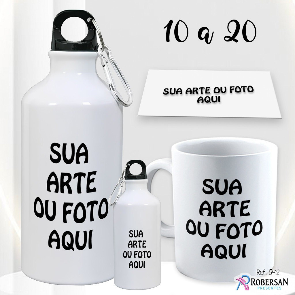Squeeze Personalizado Atacado Personalizada Caneca Lembrancinha Garrafa Garrafinha Foto Água