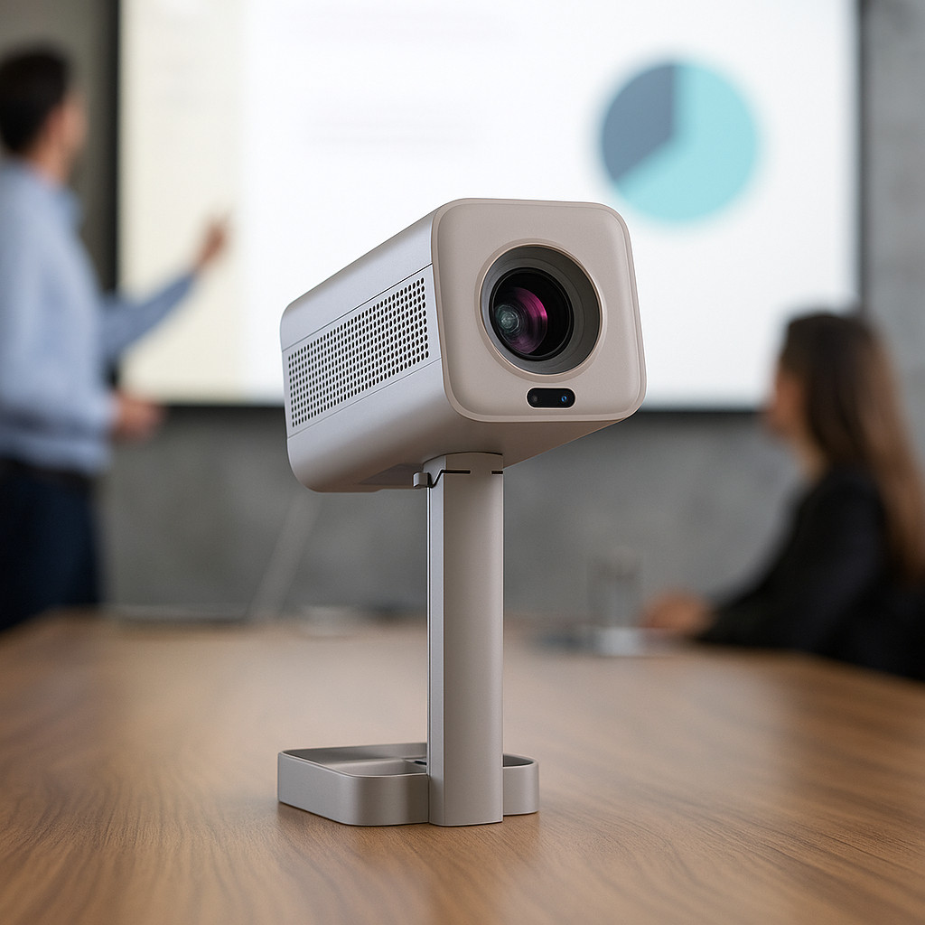Projetor LED 1080p Multimídia Full HD 6300 Lumens Alto-Falante Integrado e Bolsa de Transporte