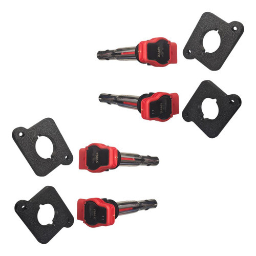 4 Bobina + 4 Suporte R8 Audi Tt A3 A4 A6 Jetta Passat Tiguan