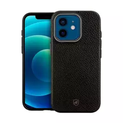Capa case capinha para iPhone 12 - Magsafe TechCouro - Preta - Gshield