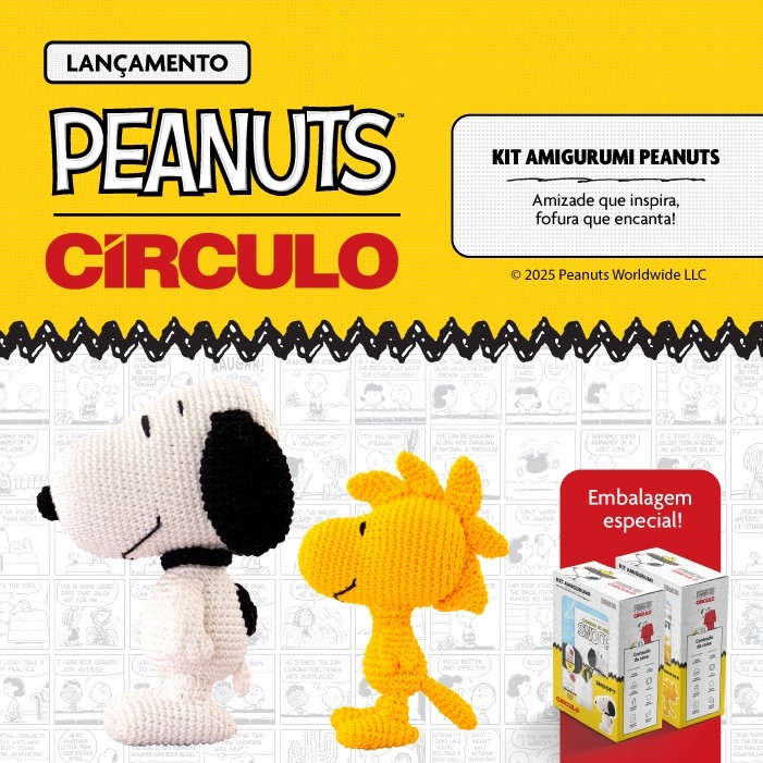 Kit Amigurumi Snoopy And Peanuts Circulo