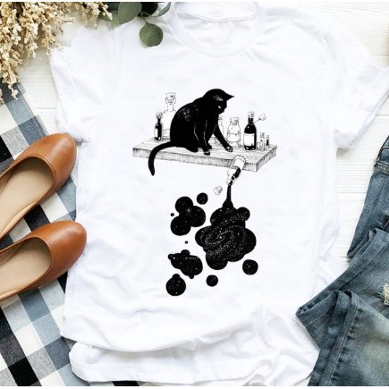 Camiseta Camisa Unissex 30.1 Gatos de estampas variadas Premium Envio Direto