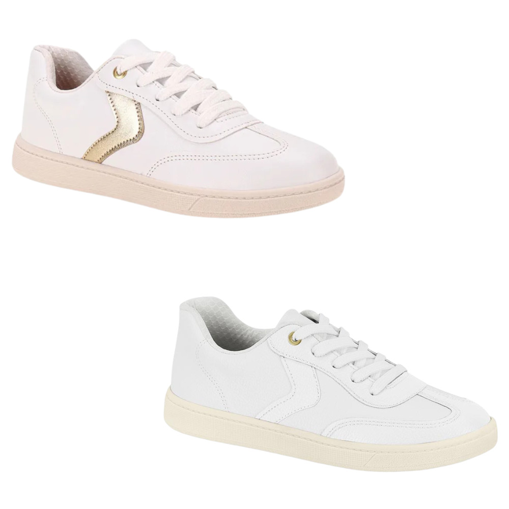 Tenis Feminino Beira Rio Branco Casual Retro Samba Conforto