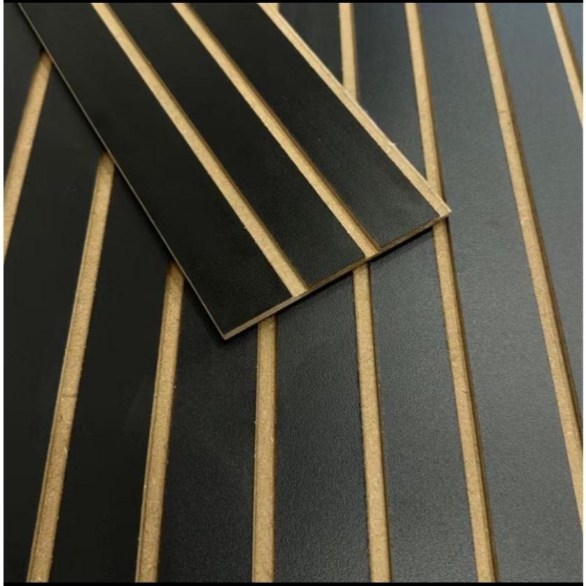 Ripado MDF Preto Autocolante – Kit Placas Decorativas - ENVIO IMEDIATO em Oferta na Shopee