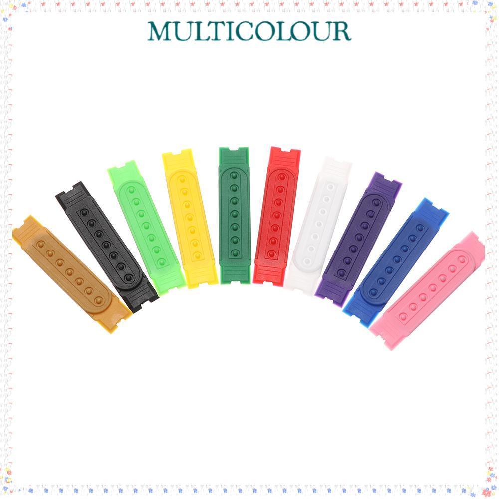 Multicolor 5 Conjuntos De Alça Snapback Substituição Colorido Boné De Beisebol Clipe Cowboy Chapéu Acessórios Cinta Exte