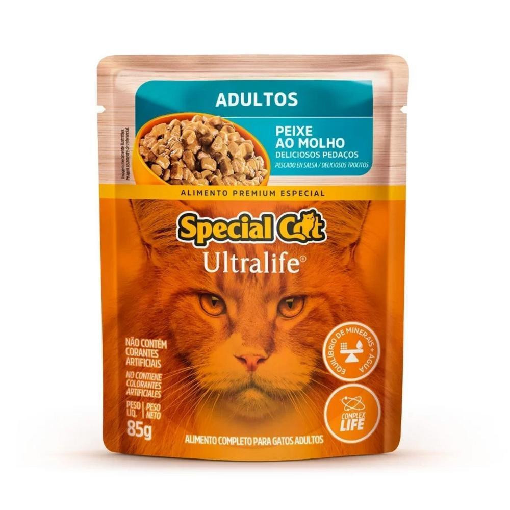 Ração Úmida de Peixe 85g Special Cat