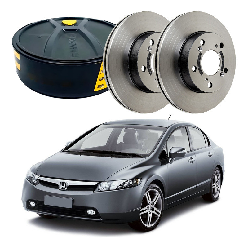 Disco Freio Dianteiro New Civic 1.8 2006 A 2011 em Oferta na Shopee