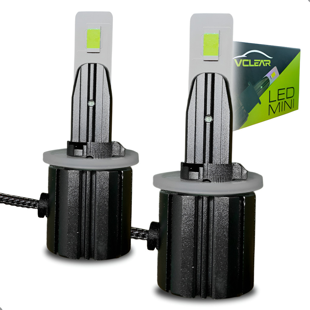 Lâmpada Led Mini Vclear H1 H3 H7 H8 H9 H11 H27 Hb3 Hb4 6000k