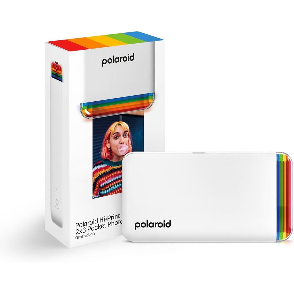 Impressora De Fotos Polaroid Hi-Print 2x3 Bluetooth Portátil