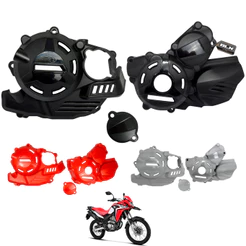 Protetor Tampas Do Motor Laterais Honda Xre 300 Rally Adventure Abs Amx