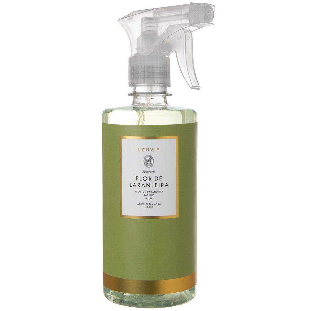 Água Perfumada Lenvie Flor de Laranjeira Elementos Ideal para Tecidos e Ambientes 500ml