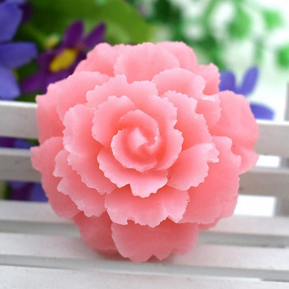 Silicone 3d Rosa Flor Fudge Chocolate Bolo Decoração Açúcar Molde Ferramenta P7w4
