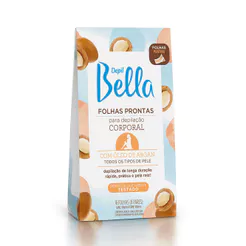 Folhas Prontas Corporais Depil Bella Óleo Argan c/16un