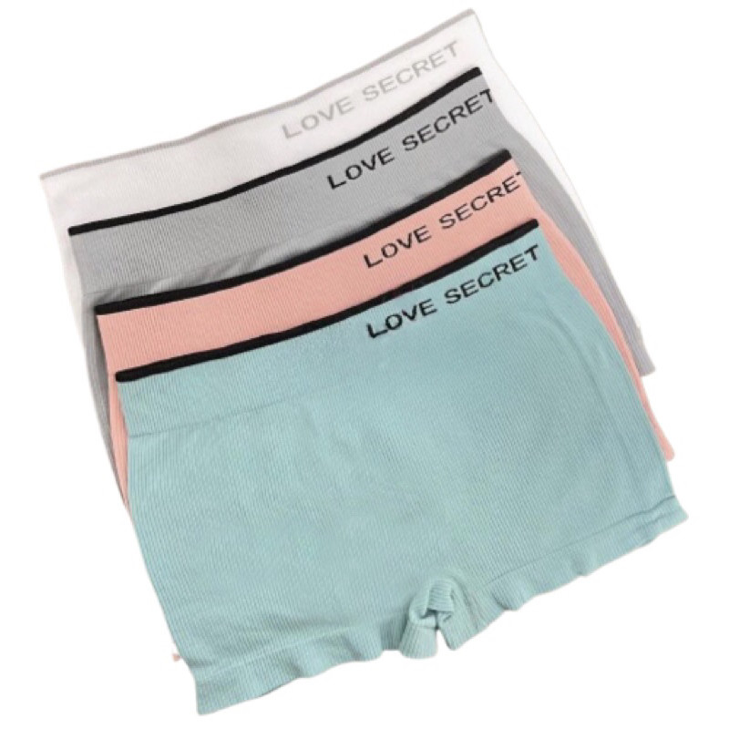 Kit 6 Calcinhas Boxer Canelada Short Sem Costura Cueca Feminina Sexy Poliamida Importada Não Marca003 em Oferta na Shopee