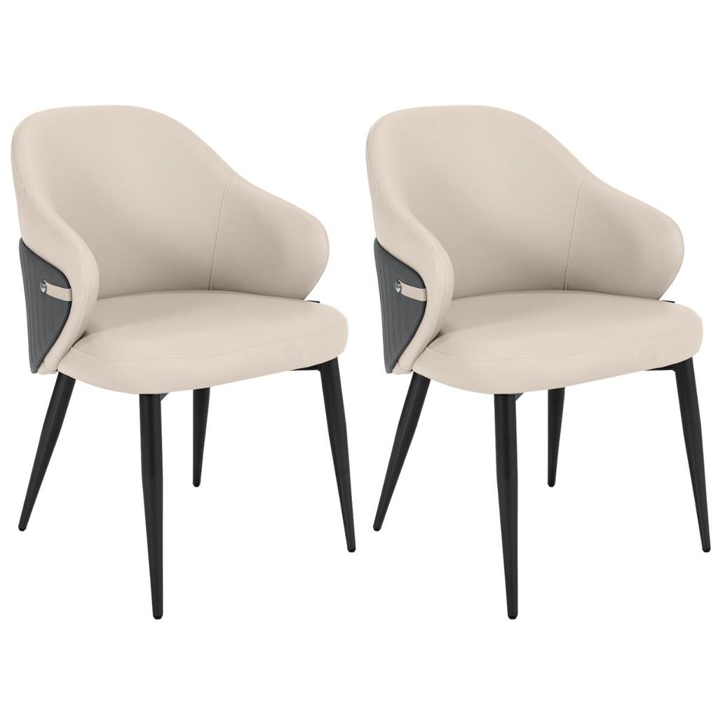 Kit 2 Cadeiras de Jantar Estofada Milano Design Italiano em Oferta na Shopee