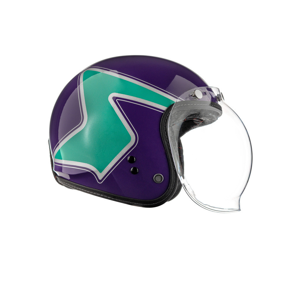 Capacete Moto Bieffe B45 Groovy Old School
