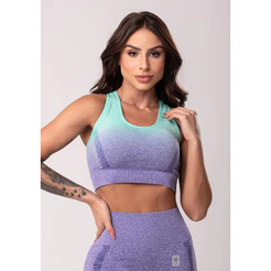TOP FITNESS FEMININO MODELO NADADOR SEAMLESS DLK