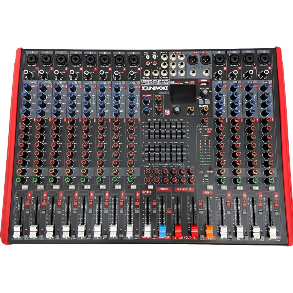 Mesa Analogica 12 Canais Soundvoice Ms12.7 Platina