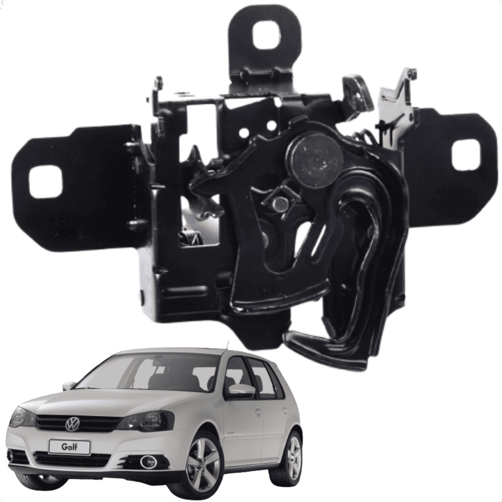 Trava Trinco Fechadura Inferior Do Capô Volkswagen Golf 1999 A 2013