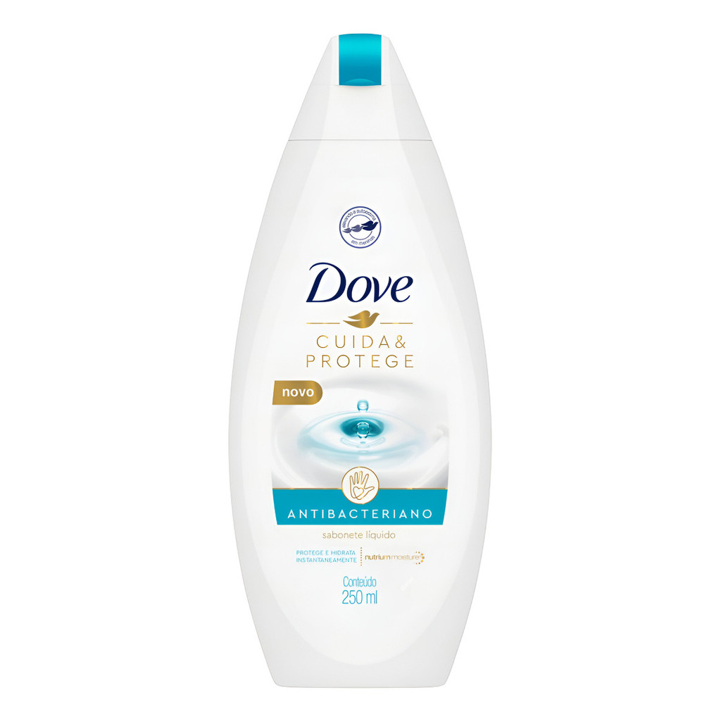 Sabonete Líquido Dove Antibacteriano Cuida e Protege 250ml